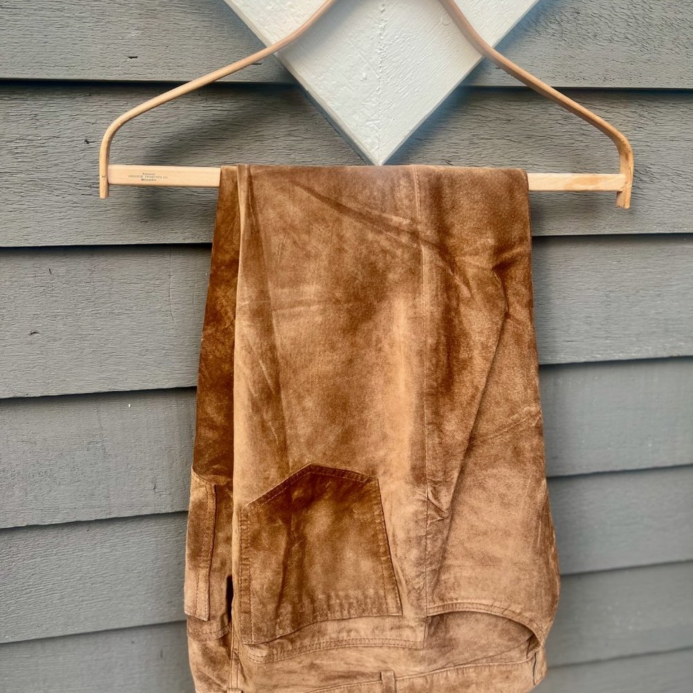 Suede Leather Pant, Excellent
